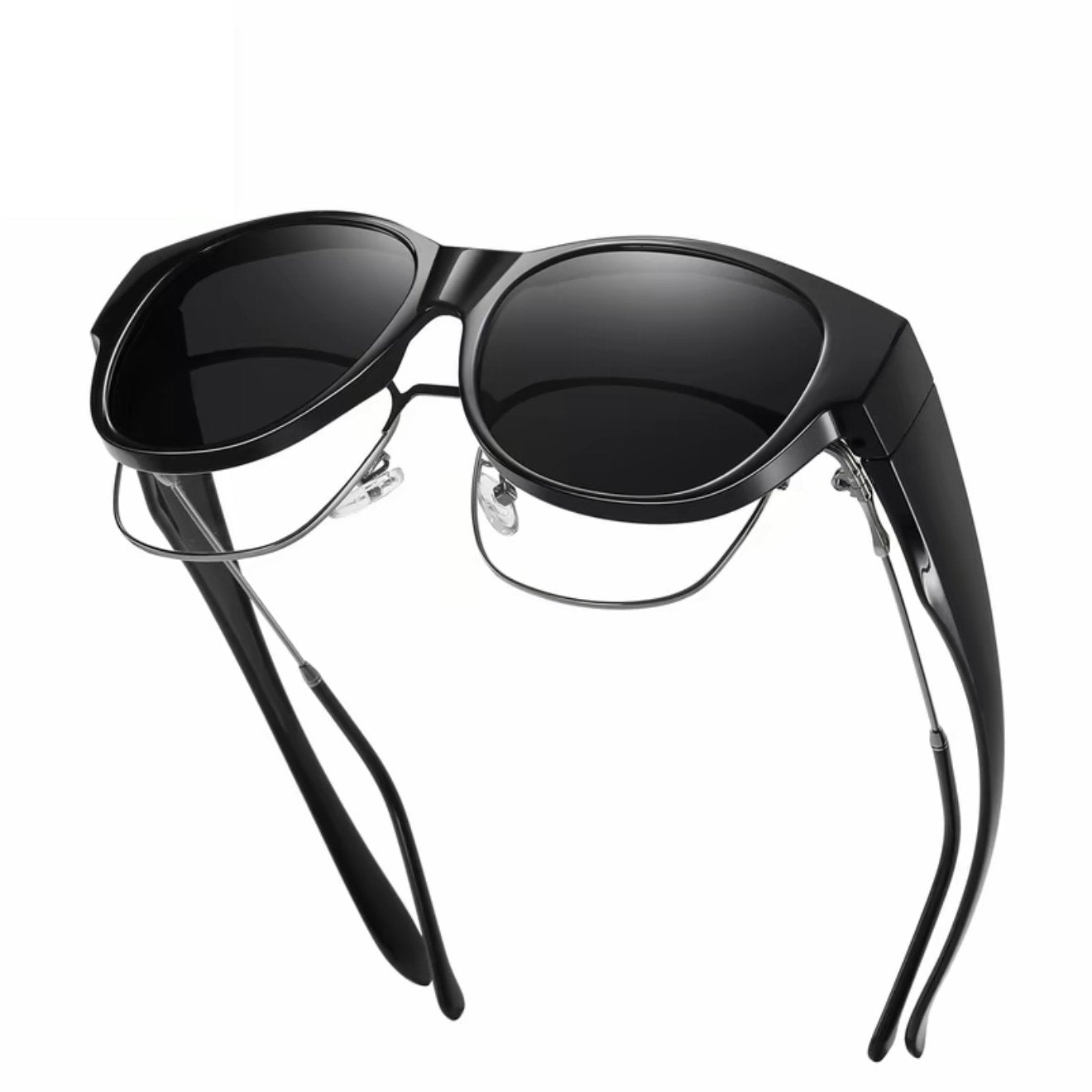 Polarized UV400 Fitover Sunglasses with Large Lens