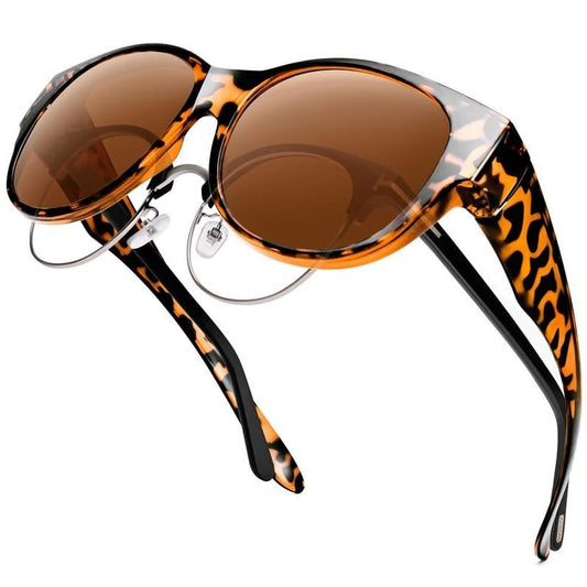Polarized UV400 Fitover Sunglasses with Large Lens