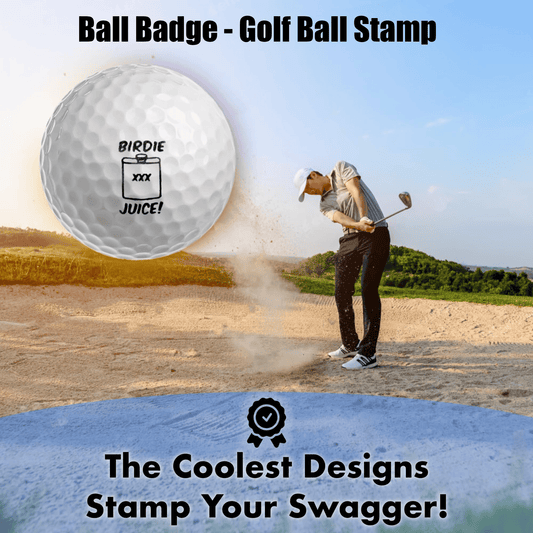 Ball Badge - Golf Ball Stamp for Identifying Customized Balls