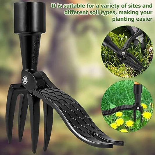 Stand Up Weed Puller Tool, Long Handle Manual Weeding Tools